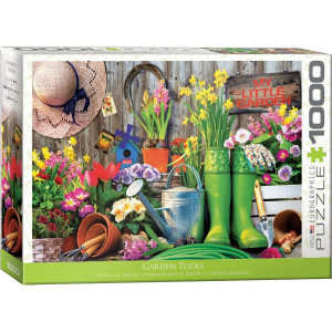 Eurographics Eurhr Garden Tools 1000Piece Puzzle 1000Piece Jigsaw Puzzle 60005391 Green