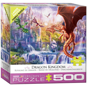 Eurographics Eurhr Dragon Kingdom 500Piece Puzzle 500Piece Jigsaw Puzzle