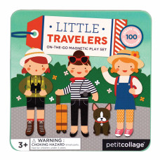 Petit Collage Magnetic Play Set Little Travelers Mix Match Magnetic Game Board Ideal For Ages 3 Includes 2 Magnetic Sce