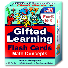 Testingmomcom Gifted Learning Flash Cards Math Concepts For Prek Kindergarten Addition Subtraction Counting More Fo