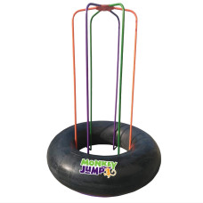 M M Sales Enterprises Monkey Jump Mm00125 For Ages 3 And Above Blackorangepurplegreen With Inner Tube Poles Hardware