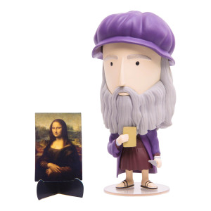 Leonardo Da Vinci Famous Painters And Artists Action Figure Dolls Pvc 5 H X 3 L X 3 L Today Is Art Day