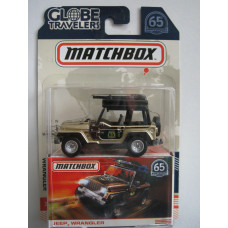 Matchbox Globe Travelers Goldblack Jeeep Wrangler 65Th Anniversary