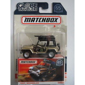 Matchbox Globe Travelers Goldblack Jeeep Wrangler 65Th Anniversary