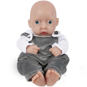 Vollence 22 Inch Full Silicone Baby Dollsnot Vinyl Dollsreal Full Weighted Silicone Baby Dollnewborn Baby Dollslifelike Real