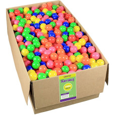 Click N Play Pack Of 1000 Phthalate Free Bpa Free Crush Proof Plastic Ball Pit Balls 6 Bright Colors In Reusable And Durable