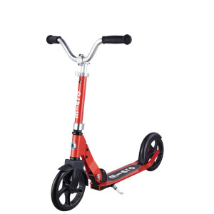 Micro Cruiser Bigwheeled Lowride 2Wheeled Foldable Micro Scooter For Kids And Teens Ages 8 And Up Red