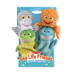 Melissa Doug Sea Life Friends Hand Puppets