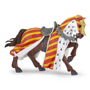 Papo Handpainted Figurine Medievalfantasy Tournament Horse 39945 Collectible For Children Suitable For Boys And Gi