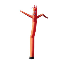 Orange 20Ft Tall Inflatable Tube Man Air Powered Dancing Guy For Outdoors Puppet Attachment Only Feather Flag Nation