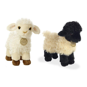 Aurora 7" Baby Lamb & 8.5" Suffolk Lamb Bundle -