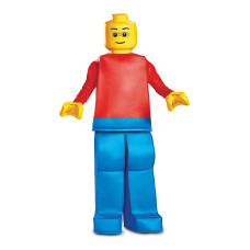 Disguise Lego Guy Prestige Child Costume Red Medium78