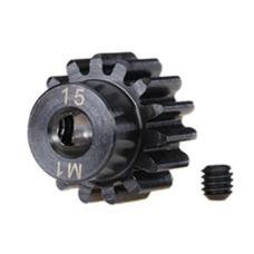 Traxxas 6487R 15Tooth Mod1 Machined Steel Pinion Gear