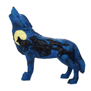 Pacific Giftware The Wolf Spirit Collection Night Rush Wolf Collectible Figurine Howling Wolf 625L