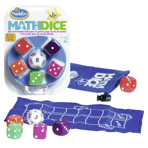 Ravensburger Think Fun Math Dice Junior Creative Stem Game With Dice For Kids Age 6