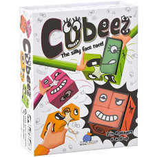 Blue Orange Games Cubeez Original Matching Face Changing Expression Puzzle Race With Wooden Cubes 1 To 4 Players Ages 6