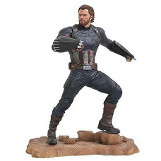 Diamond Select Toys Marvel Gallery Avengers Infinity War Movie Captain America Pvc Diorama Figure Multicolor