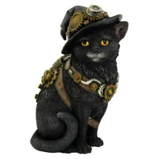 Nemesis Now D3893K8 Clockwork Kitty 165Cm Figurine Resin Black