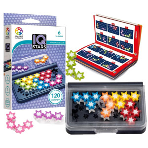 Smartgames Iq Stars Travel Game With 120 Challenges For Ages 6 To Adult