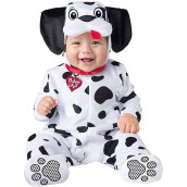 Incharacter Baby Dalmatian Puppy Dog Costume Size Small 6-12 Months Black/White