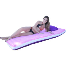 3 X 6 Mattress Mesh Outer Material Lined With Fiber Fill Heavy Duty Vinyl Inflatable Bladder Built In Pillows On Both Sides