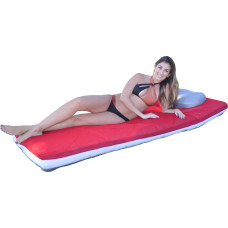 3 X 6 Mattress Mesh Outer Material Lined With Fiber Fill Heavy Duty Vinyl Inflatable Bladder Built In Pillows On Both Sides