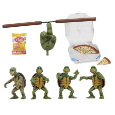 Neca Teenage Mutant Ninja Turtles 1990 Movie 14 Scale Action Figures Baby Turtles Set