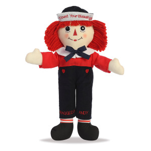 Aurora World Raggedy Ann Classic 16 Raggedy Andy Blessings Red White Black