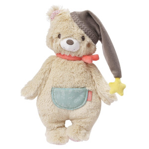 Fehn 060225 Cuddly Bear Soft Toy Animal To Grasp Touch And Cuddle For Babies And Toddlers From 0 Months Size 25 Cm