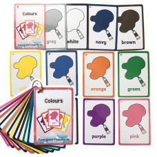 12Pcsset Color Kids Gifts English Flash Cards Pocket Card Educational Learning Baby Toys For Children Prekindergarten