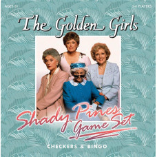 Usaopoly Golden Girls Checkers Bingo Set