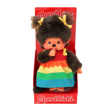 Monchichi 20 Cm Girl Rainbow Colors