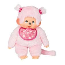 Sekiguchi Monchhichi Classic Sakura Cherry Blossom Girl Plush Toy