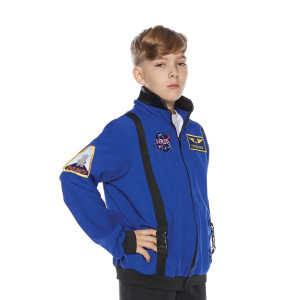 Underwraps Kids Childrens Astronaut Costume Jacket Blue Childrens Costume Blue Small