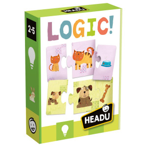 Headu Logic Educational Toys For Boys And Girls Ages 24 Years Old Toddler Learning Toys Teacher Homeschool Supplies Birthda