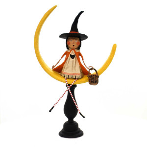 Lori Mitchell Moonlight Magic Polyresin Halloween Moon 11099