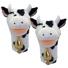 Get Ready Kids 2 Ea Plushpups Hand Puppet Cow