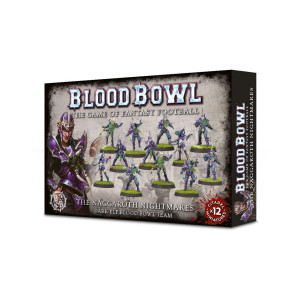 Games Workshop Blood Bowl Dark Elf Naggaroth Nightmares Team