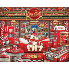 Springboks 1000 Piece Jigsaw Puzzle Coca Cola Decades Made In Usa