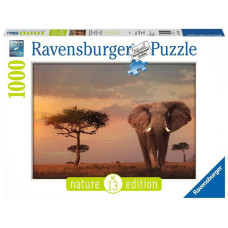 Ravensburger Puzzle Puzzle 1000 Pieces Elephant Of The Masai Mara Nature Edition Puzzles For Adults Puzzle Animals Jigsaw