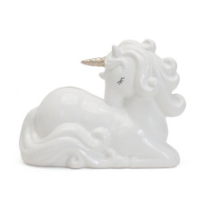 Child To Cherish Ceramic Charlie The Unicorn Piggy Bank For Girls