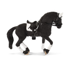 Schleich Horse Club 3Piece Playset Horse Toys For Girls And Boys 512 Years Old Frisian Stallion Riding Tournament