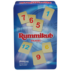 Rummikub In Travel Tin The Original Rummy Tile Game By Pressman Blue B07Glgbw9X