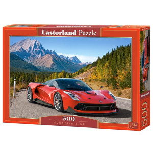 Castorland 500 Piece Jigsaw Puzzles Mountain Ride Fast Furious Fast Cars Landscape Puzzle Adult Puzzle Castorland B5296