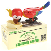 Az Trading & Import Parrot Coin Bank (Red)