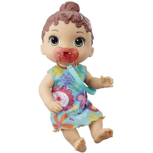 Baby Alive Baby Lil Sounds Interactive Brown Hair Baby Doll For Girls Boys Ages 3 Up Makes 10 Sound Effects Including Gig