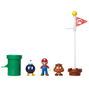 Super Mario Nintendo Acorn Plains 25 Figure Multipack Diorama Set With Accessories