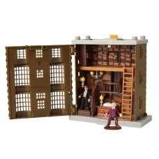 Harry Potter Ollivanders Wand Shop Mini Playset Includes Hp And Mr Ollivander Figures With 3 Magical Features