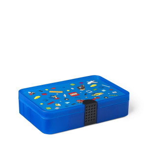 Room Copenhagen Lego Sorting Box Brick Storage With Organizing Dividers Iconic Blue