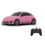 Jamara 405160 405160Vw Beetle 124 Pinkofficially Licensed Rc Auto